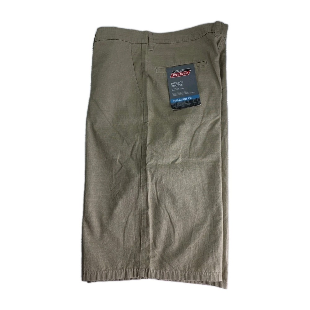 Men's Dickies BEIGE Relaxed Fit Ripstop Shorts MULTI USE POCKET Size 34- 13" NWT